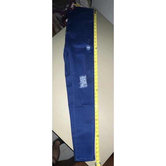 Frisduo Denim Blue Jeans Distressed Women’s Size 34 - Picture 12 of 12